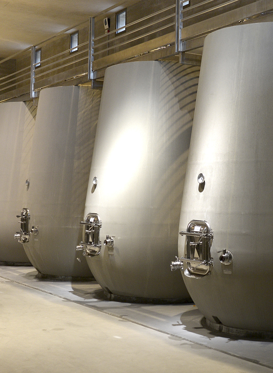 Bodegas Garzon cement tanks